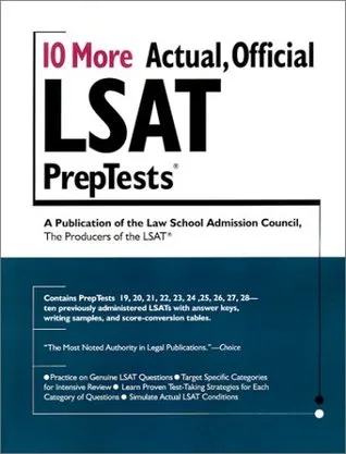 10 More Actual, Official LSAT PrepTests