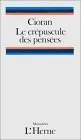 Le Crépuscule des pensées