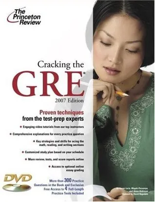 Cracking the GRE with DVD, 2007 Edition (Graduate School Test Preparation)