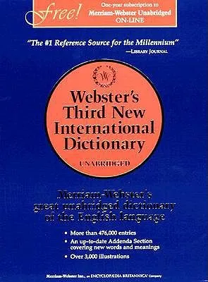 Webster's Third New International Dictionary