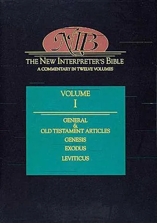 New Interpreter's Bible: General & Old Testament Articles, Genesis, Exodus, Leviticus