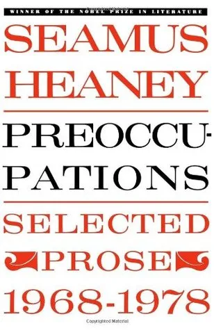 Preoccupations: Selected Prose, 1968-1978