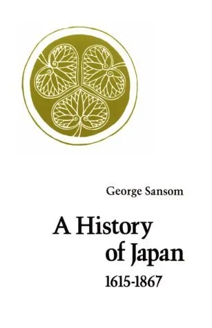 A History of Japan, 1615-1867