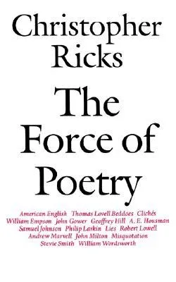 The Force of Poetry