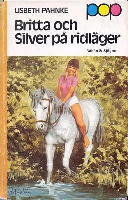 Britta och Silver på ridläger