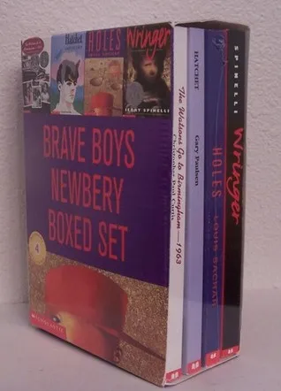 Brave Boys Newbery Boxed Set (The Watsons Go to Birmingham / Hatchet / Holes / Wringer)