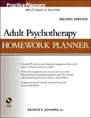 Adult Psychotherapy Homework Planner (PracticePlanners)