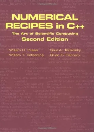 Numerical Recipes in C++: The Art of Scientific Computing