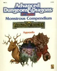 Monstrous Compendium Forgotten Realms Appendix