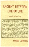 Ancient Egyptian Literature: Volume III: The Late Period