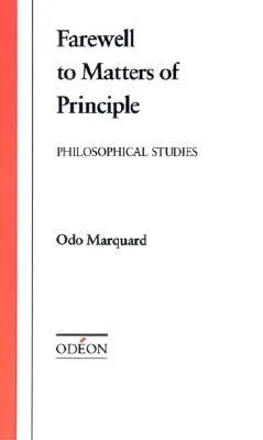 Farewell to Matters of Principle: Philosophical Studies