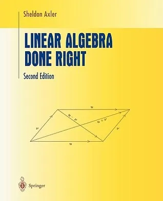 Linear Algebra Done Right