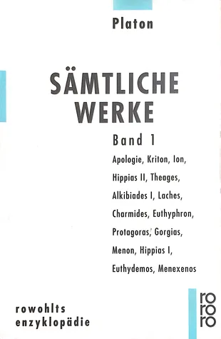 Platon: Sämtliche Werke - Band 1