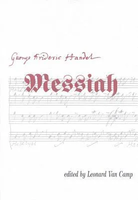 Messiah [Sheet Music Book]