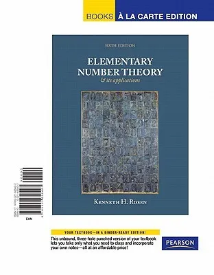 Elementary Number Theory & Its Applications