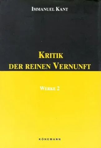 Kritik der reinen Vernunft, Vol 2