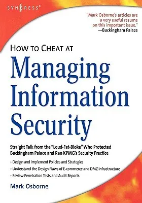 How to Cheat at Managing Information Security