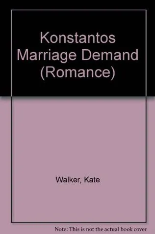 The Konstantos Marriage Demand