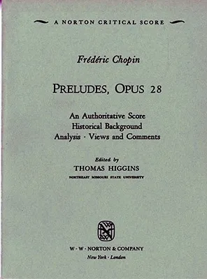 Preludes, Op. 28 (Norton Critical Scores)