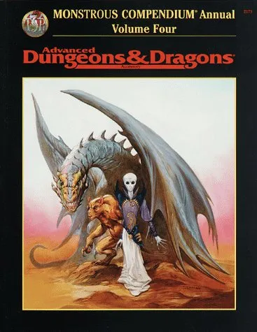 Monstrous Compendium Annual, Vol. 4 (Advanced Dungeons & Dragons Accessory, No. 2173)