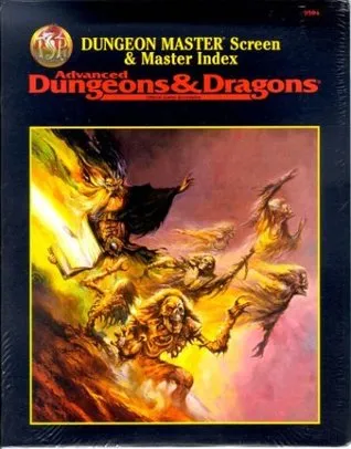 Dungeon Master Screen & Master Index (Advanced Dungeons & Dragons Accessory/9504)