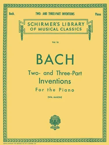 30 Two- And Three-Part Inventions: Schirmer Library of Classics Volume 16 Piano Solo