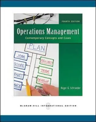 Operations Management: Contemporary Concepts And Cases