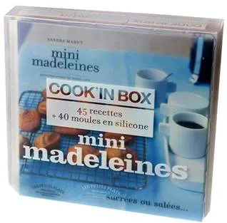 Mini madeleines: Cook 'in Box 45 recettes + 40 moules en silicone