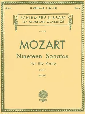 19 Sonatas - Book 1: English/Spanish Schirmer Library of Classics Volume 1305 Piano Solo