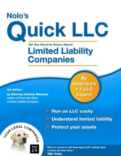 Nolo's Quick LLC: All You Need to Know about Limited Liability Companies