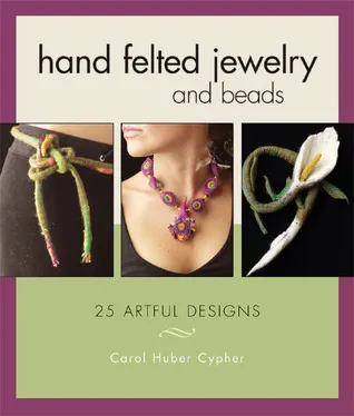 Hand Felted Jewelry and Beads