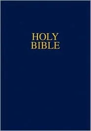 Holy Bible: NIV Giant Print Reference, Navy Imitation Leather