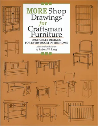 More Shop Drawings for Craftsman Furniture: 30 Stickley Designs for Every Room in the Home