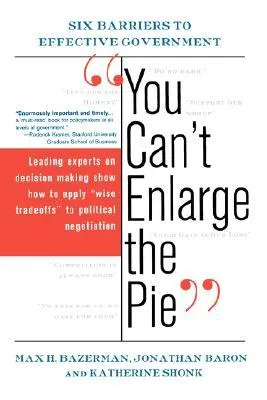 "You Can't Enlarge the Pie"